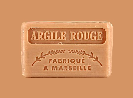 Red Clay French Soap - Argile Rouge Savonnette Marseillaise